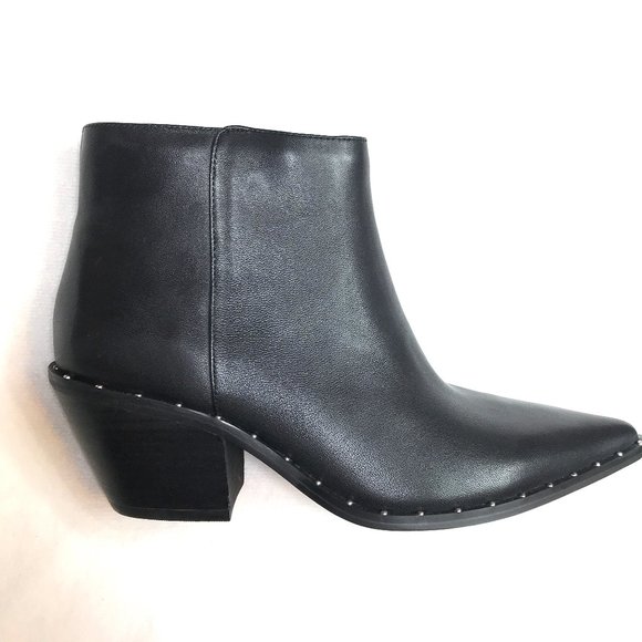 Studded ankle Leather Boot CHARLES - Picture 4 of 10